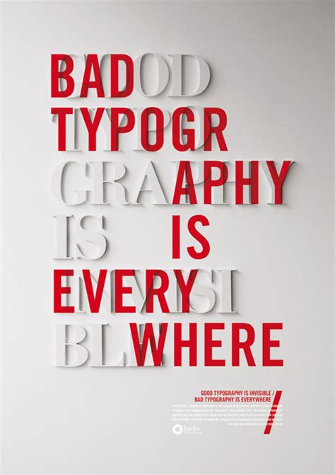 Inspiration 40 Typographic Posters