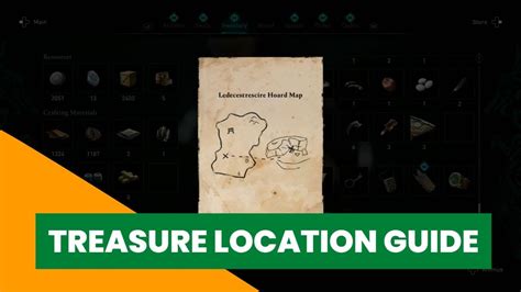 Ledecestrescire Hoard Map Treasure Location Assassin Creed Valhalla