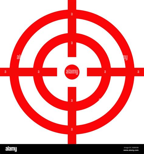 Shooting Target Logo Design Vector Template Stock Vector Image And Art