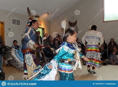 First Nations Dancers Perform At The Crawford Lake Iroquoian Village