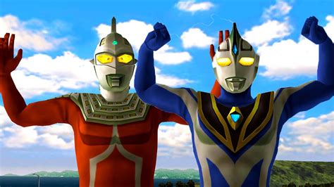 Ultraman Agul V2 And Delusion Ultraseven Tag Team Hd Remaster