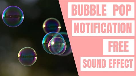 Pikbest have found 175 great bubble pop royalty free stock sound effects. BUBBLE POP Notification Sound Effect - YouTube