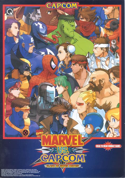Marvel Vs Capcom Game Poster Myconfinedspace