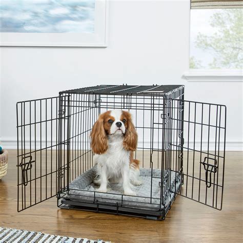 Top Paw® Double Door Folding Wire Dog Crate With Divider Panel In 2022