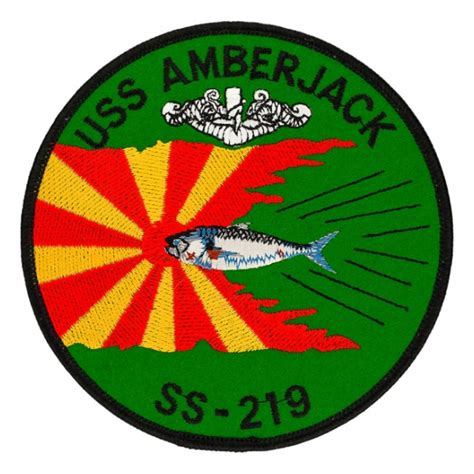 Uss Amberjack Ss 219 Submarine Patch Flying Tigers Surplus