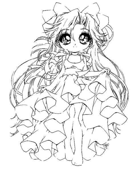 Free Printable Chibi Anime Coloring Pages