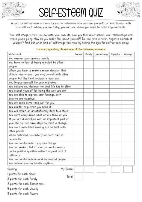 Self Esteem Worksheets Counseling Worksheets Self Esteem Activities