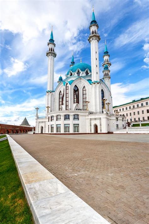 Famous Kul Sharif Mosque In Kazan Kremlin Stock Photo Image Of Famous