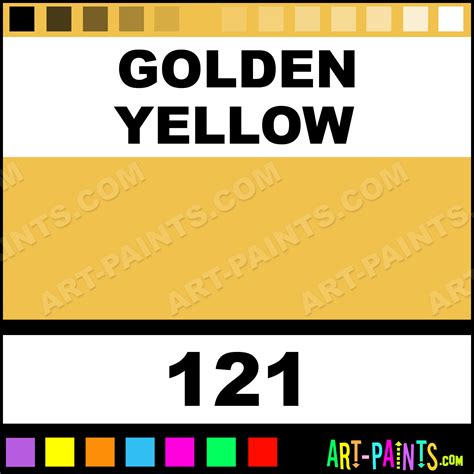 Golden Yellow Synthetic Enamel Paints 121 Golden Yellow Paint