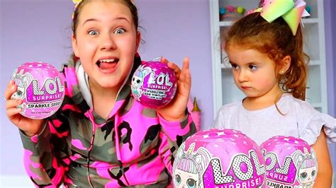 Ruby And Bonnie Play With Lol Doll Surprise Sparkle Series And Open Toys Youtube