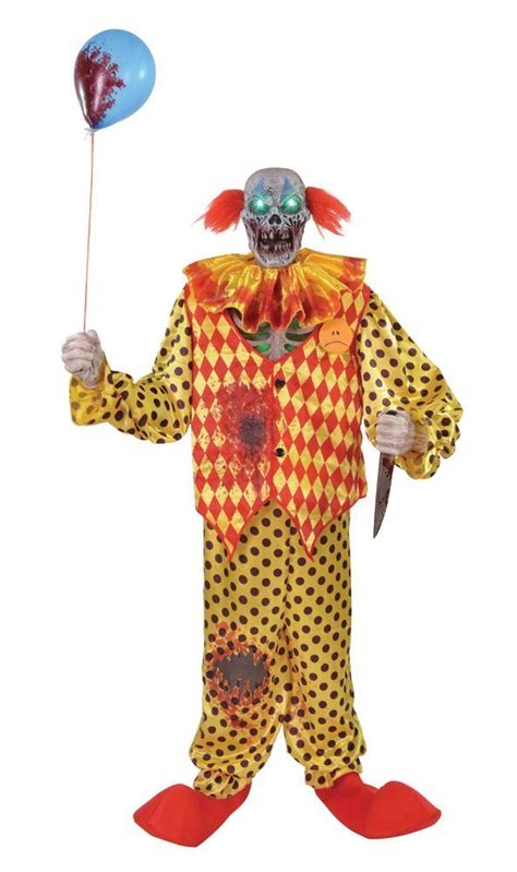 Animated Circus Psycho Zombie Clown Figure