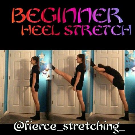 Heel Stretch Cheerleading Workouts Cheer Flexibility Cheer Stretches