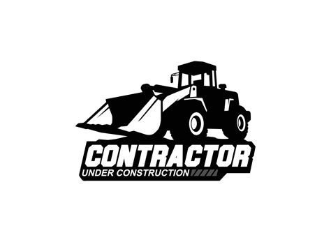 Loader Logo Vector For Construction Company Heavy Equipment Template