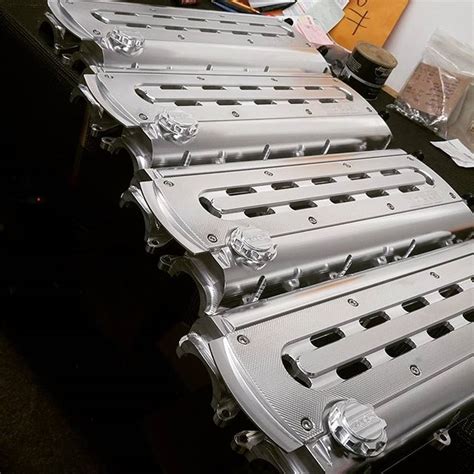 Ocdworks Billet 2jz Valve Cover 4 Is Assembled For Shipping And 4 More