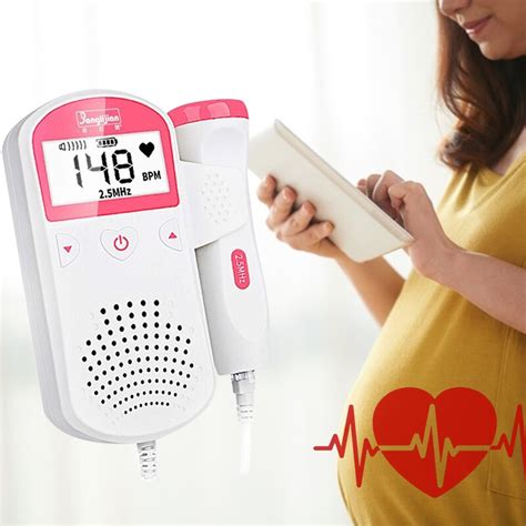 Fetal Doppler For Pregnant Portable Ultrasound Bab Grandado