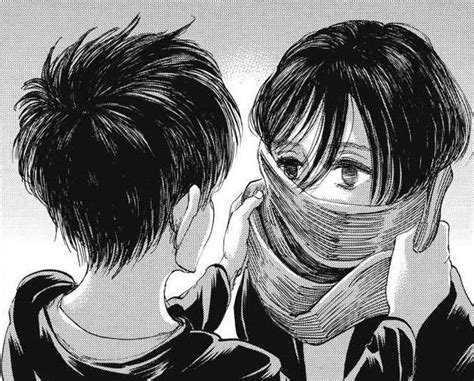 Eren And Mikasa Matching Pfp In 2023 Eren And Mikasa Mikasa Scarf Anime