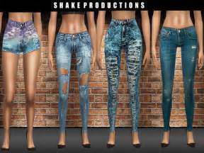 The Sims Resource 14 Denim Set By Shake Productions • Sims 4 Downloads