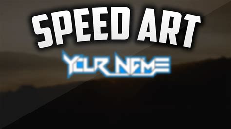 Youtube Banner Speed Art Youtube
