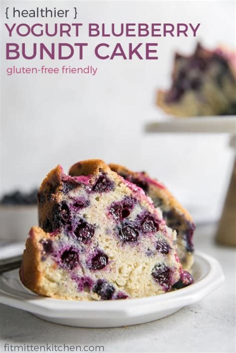 Yogurt Blueberry Cake In A Bundt Pan This Is So Pretty Also Delicious