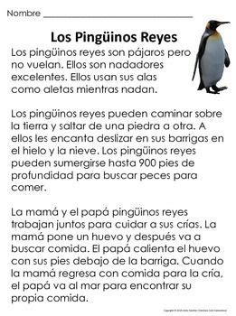 Free Printable Spanish Comprehension Passages
