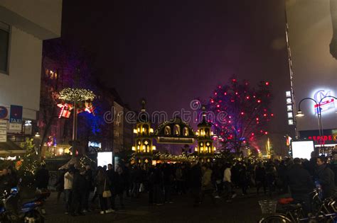 The Christmas Market In Cologne Germany Editorial Stock Photo Image