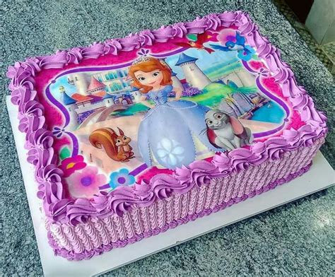 Bolo Da Vi Sofia Birthday Cake Girly Birthday Cakes Birthday Sheet