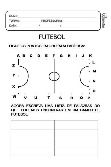 Atividades Karina Moura Atividade Alfabetização Tema Futebol E32