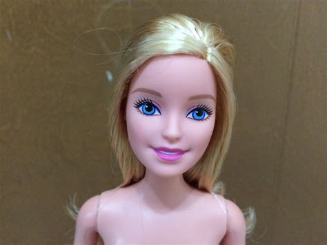 Barbie Blonde Hair Nude Doll New Look Blue Eye For OOAK Or Play EBay