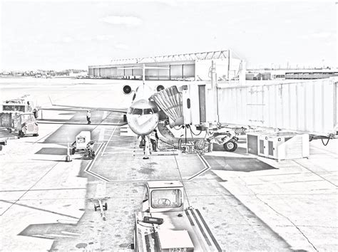 Airport Drawing At Explore Collection Of Airport