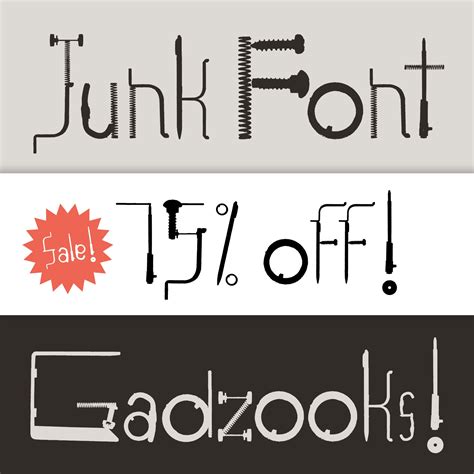 Junk Font Display Fonts Creative Market