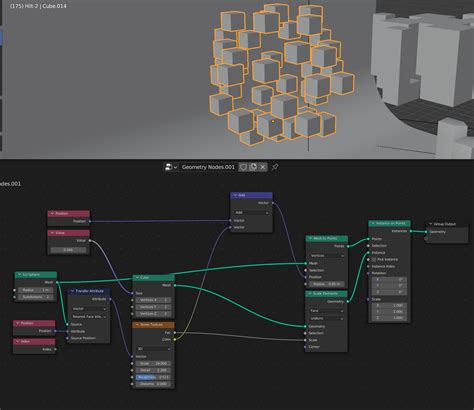 What Is Real Input Of Noise Texture Node In Blender Geometry Node