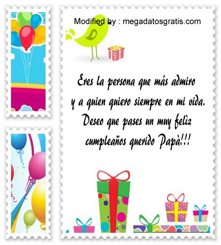 Bonitas Cartas De Cumpleaños Para Mi Papá Saludos De