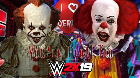New Pennywise Vs Old Pennywise Wwe 2k19 Youtube