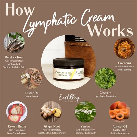 Lymphatic Cream To Promote Lymphatic Drainage Earthley Wellness