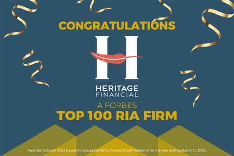 Heritage Financial Americas Top Ria Firms 2023 Heritage Financial