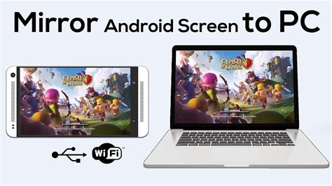 How To Mirror Your Android Screen To Pc No Root Wifi Usb Youtube