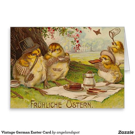 Vintage German Easter Card Vintage Easter Cards Easter Postcards Easter Cards