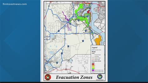 What Is Your Evacuation Zone In Duval St Johns And Clay Counties