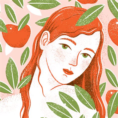 Eve Eating The Forbidden Fruit On Behance