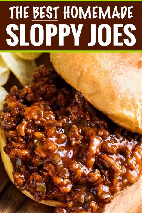 The Best Homemade Sloppy Joes The Chunky Chef