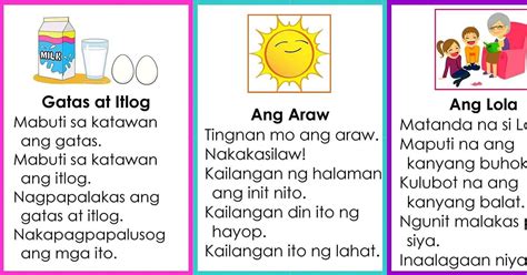Filipino Stories For Grade 1