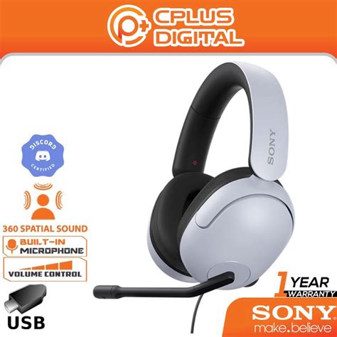 Sony Inzone H3 Mdr G300 Wired Gaming Headset 360 Spatial Sound Boom