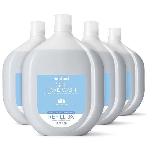 Method Gel Hand Soap Refill Sweet Water Recyclable
