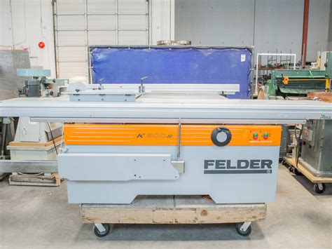 Used Felder Sliding Table Saw Coast Machinery Group Inc