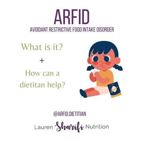 what is arfid and how can a dietitian help lauren sharifi nutrition