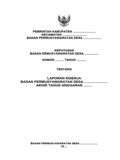 Laporan Evaluasi Kinerja Bpd Pdf