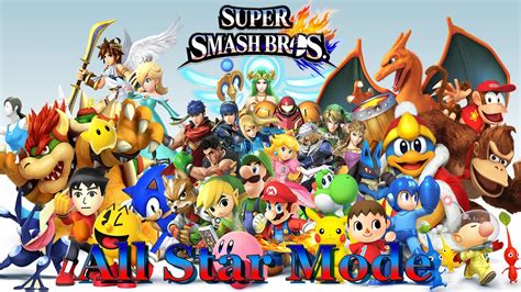 Super Smash Bros Wii U All Star Mode W Mario And Sonic Youtube