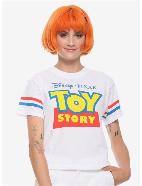 Disney Pixar Toy Story Logo Girls Athletic T Shirt Hot Topic