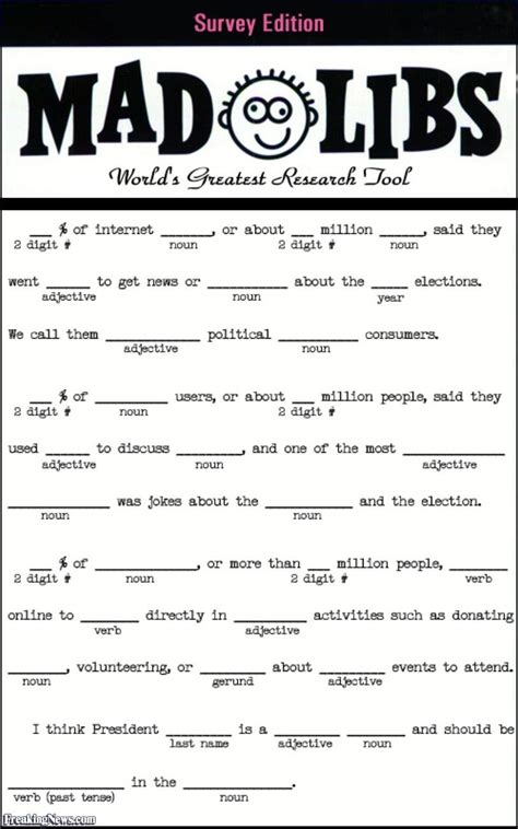 They teach parts of speech. Mad Libs Online Printable Free | Free Printable