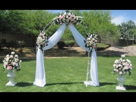 Diy Wedding Arch Decoration Ideas - YouTube